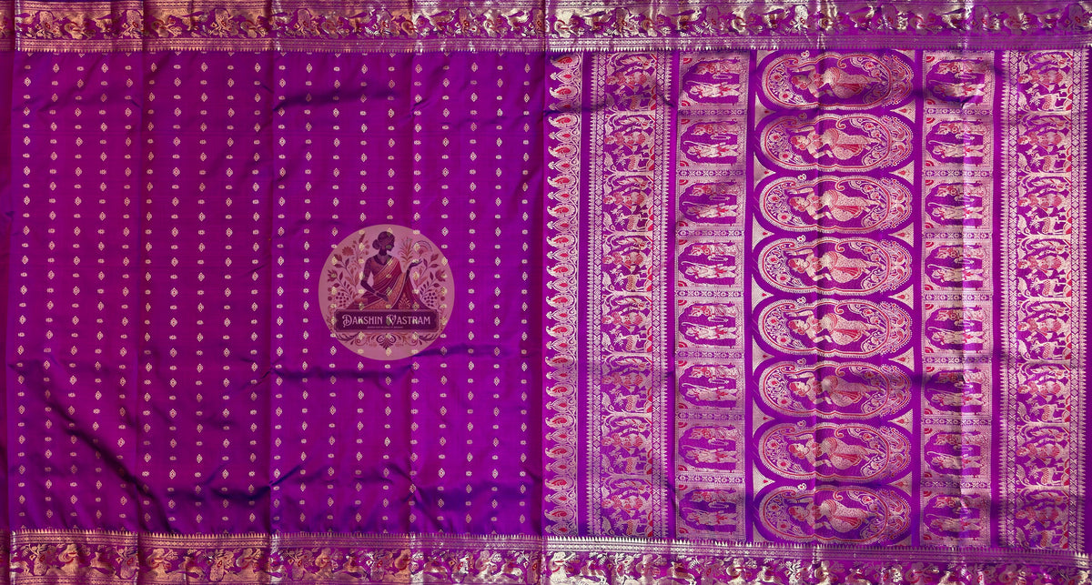 Buy Swarnachari saree online – texture and silk finish focus