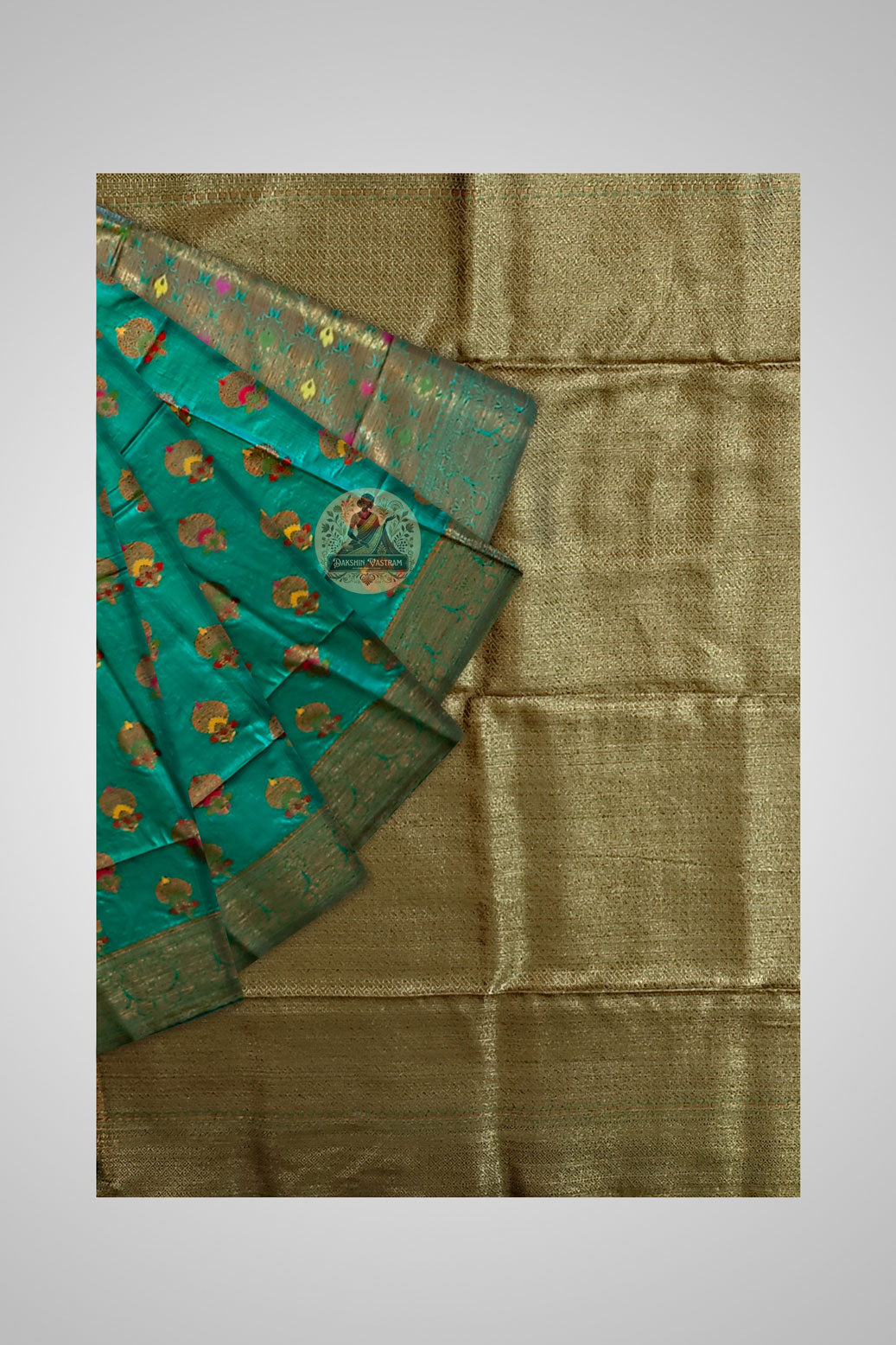 Order Assamese Muga Silk Saree – Detail shot of silk texture