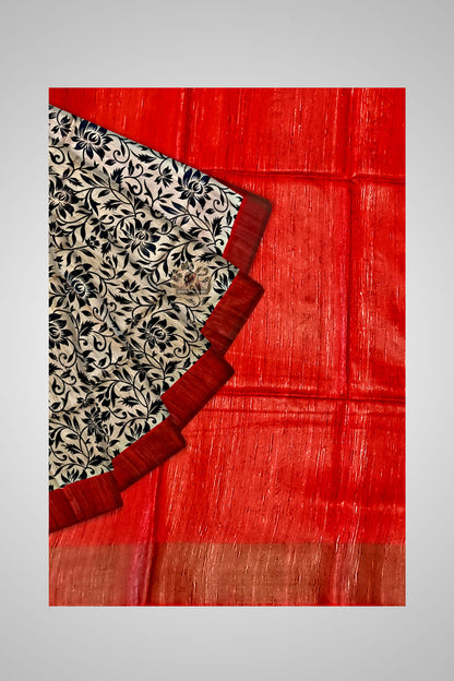 Explore Indian Silk Saree – Close-up of handloom texture and detailing