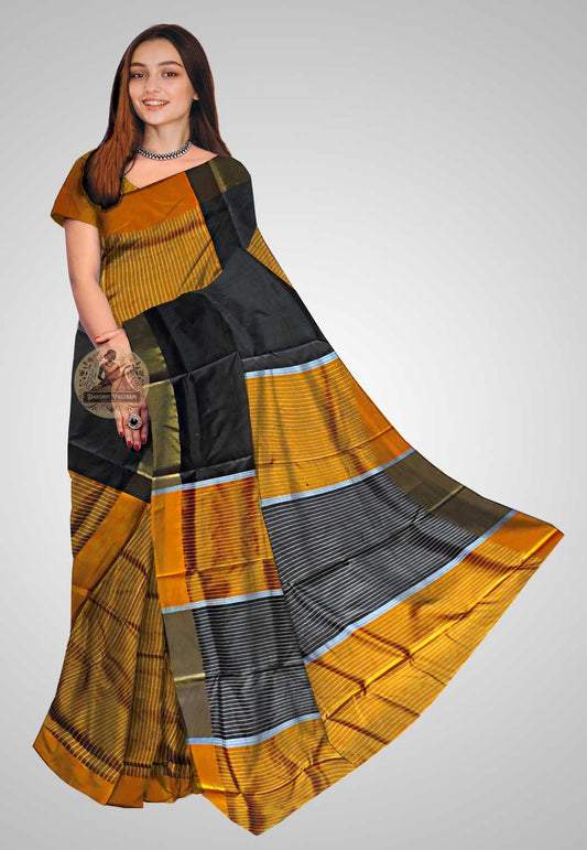 Buy Pure Silk Saree online – Traditional handloom saree front view