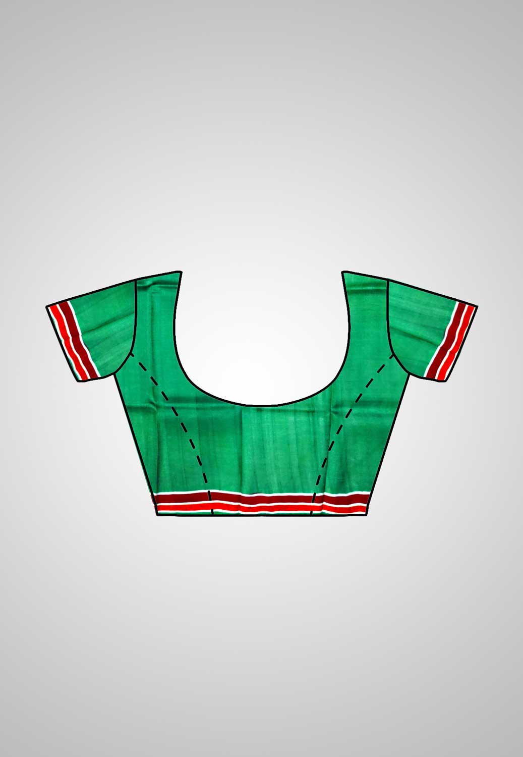 Order Traditional Saree Online – Full outfit view with blouse pairing
