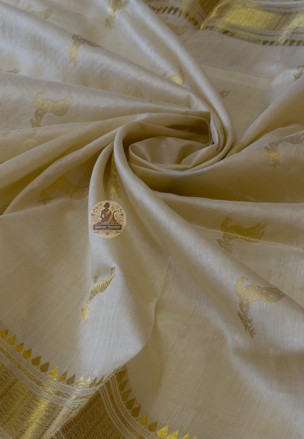 Mother of the bride in Tussar silk handloom saree from Jharkhand — elegant, composed and unforgettable at an Indian wedding, Dakshin Vastram UK