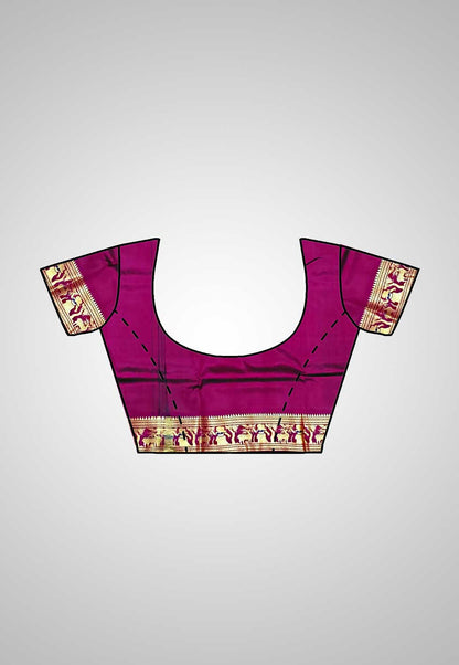Opulent handloom saree ideal for festive celebrations and special occasions