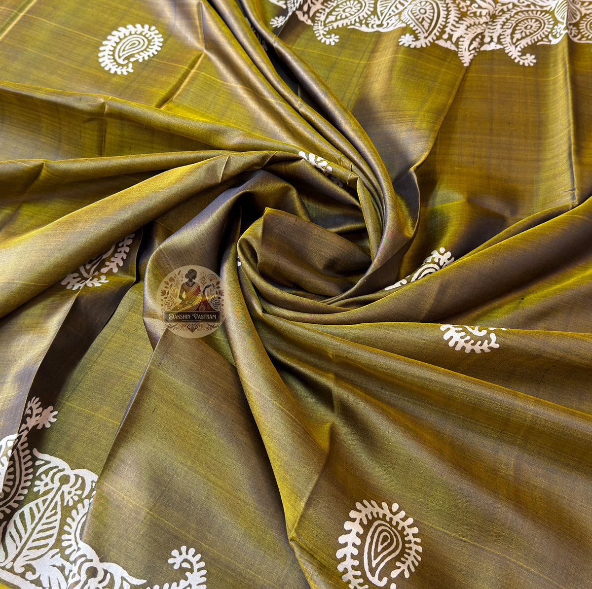 Shop Pure Silk Saree – Texture and Mulberry silk detailing focus