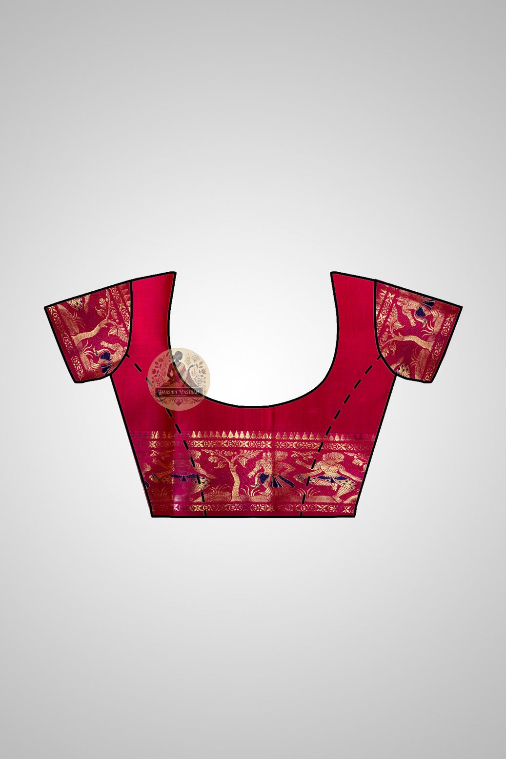 Woman in Swarnachari pure silk saree for Diwali & Lakshmi Puja – London, Leicester, Birmingham