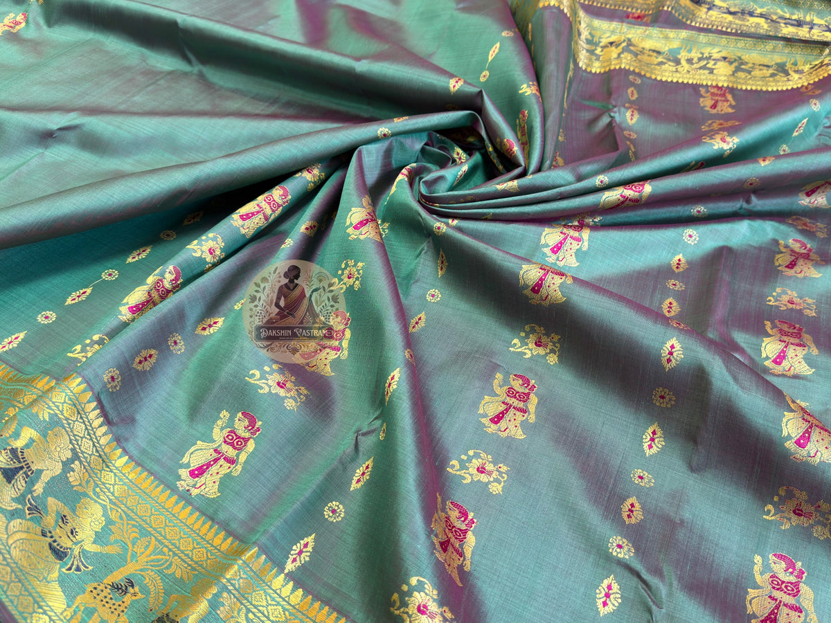 Shop traditional silk saree – pallu design and craftsmanship