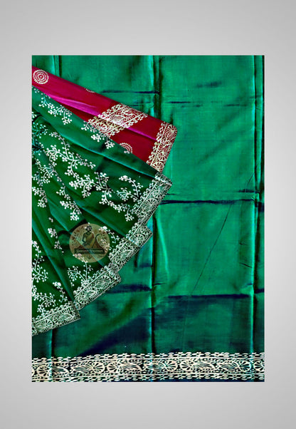 Buy Pure Katan Silk Saree online – Katan Silk Saree view