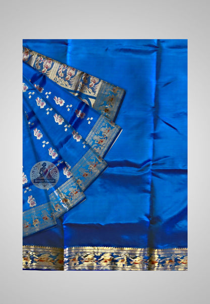 Buy Swarnachari Silk Saree online – Exquisite Handloom Swarnachari Silk saree view