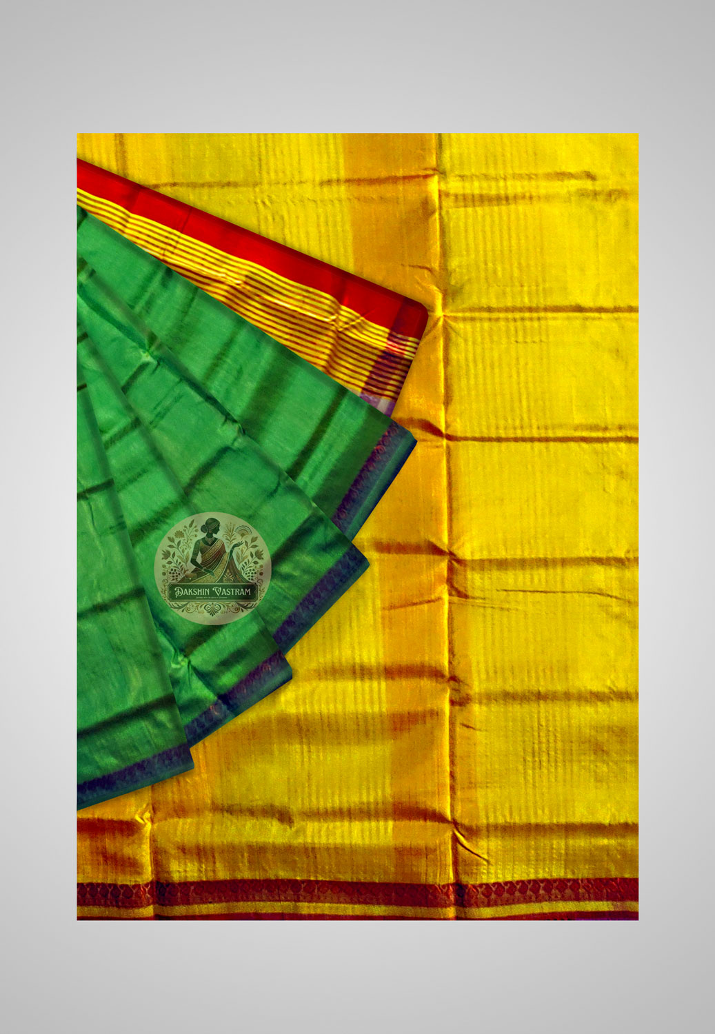 Pure Handloom Silk Saree – Zoomed detail of threadwork