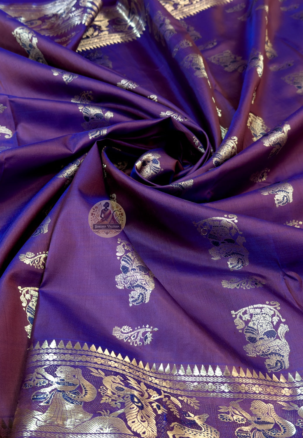 Luxury gold zari Swarnachari silk saree — premium handloom Indian ethnic wear for UK, USA and EU