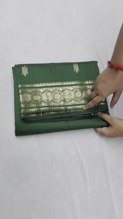 Swarnachari Silk Saree | Bengal Handloom Zari Witness