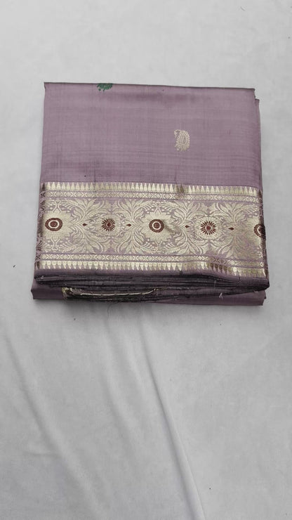 Swarnachari Silk Saree | Bengal Soul Handloom Zari Gold